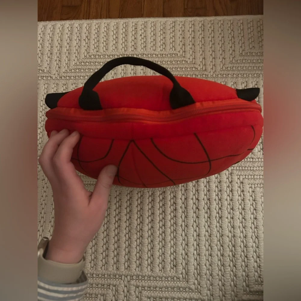 Marvel Red White Black Spiderman Plush Backpack Back Pack